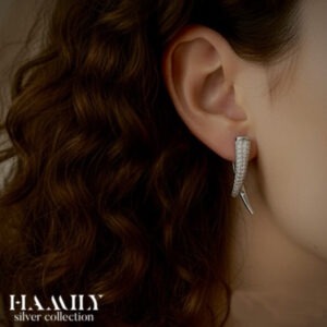 Minđuše Hamily Edge Silver 925