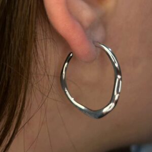 Minđuše Hamily Flow Silver 925
