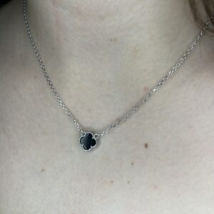 Ogrlica Hamily Onyx Luck Silver 925