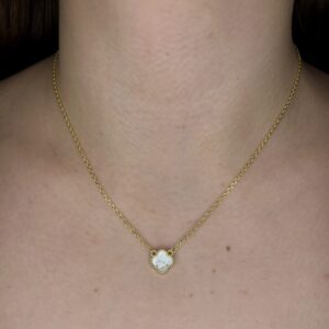 Ogrlica Haily ,,Nacre Luck,, Silver 925