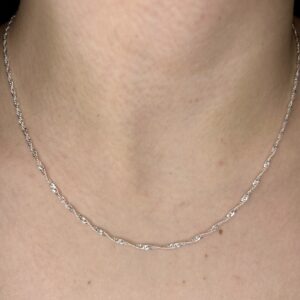 Ogrlica Hamily Silk Twist Silver 925