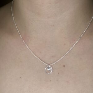 Ogrlica Hamily Circle of Heart Silver 925